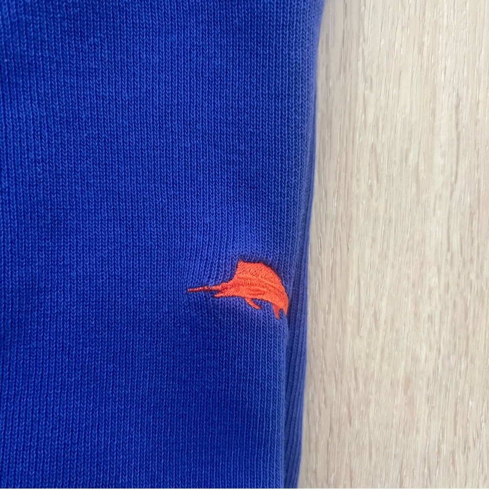 Tommy Bahama Sweater Mens XL Blue Pullover Quarter Zip Preppy Relax Golf Office - Picture 5 of 9
